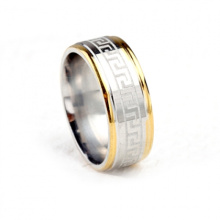 Neueste einfache Männer Ring Designs Titan Edelstahl Schmuck O Ring